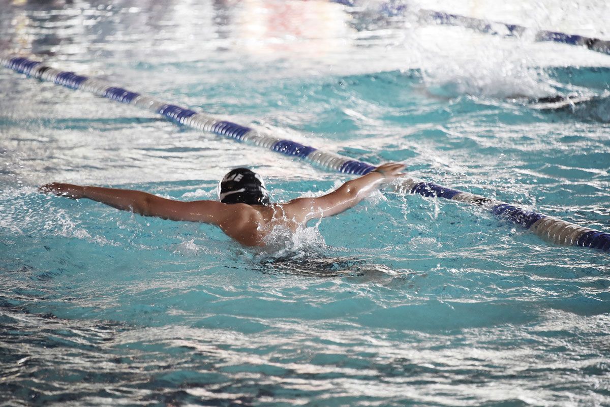 Swimmer of the TSV Reinbek Roman Bukowiecki